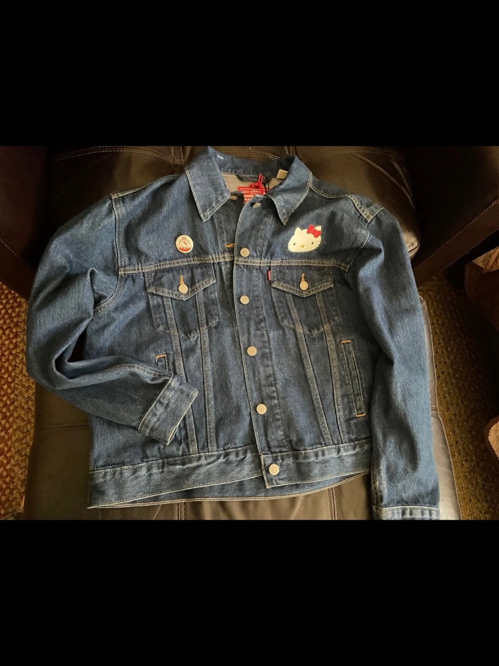 Levi's x Hello Kitty Ex-Boyfriend Trucker Jacket Blue